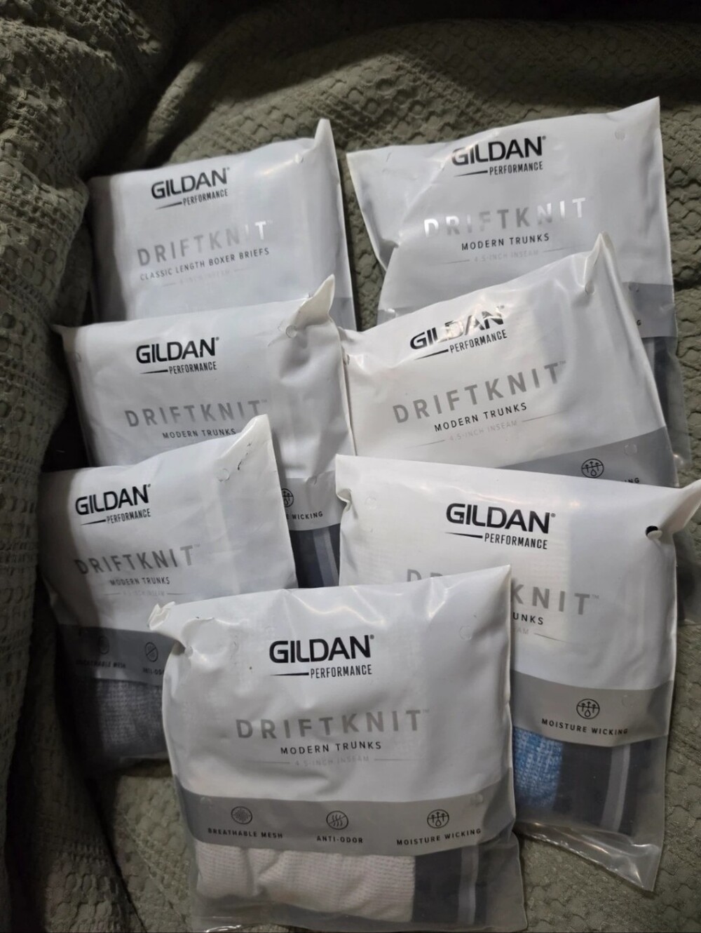 Gildan Men’s DRIFTTKNIT Performance Boxer Briefs